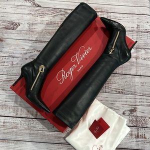 Roger Vivier Paris Knee High Boot